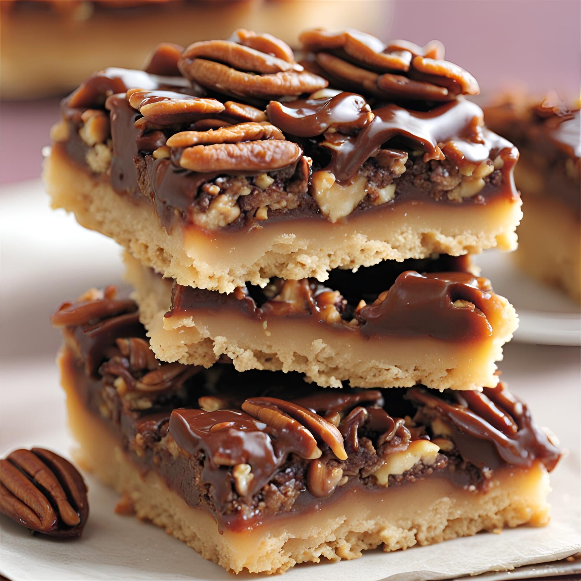 Pecan Turtles Bars Recipe Cheff Recipes