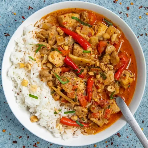 The Best Thai Panang Chicken Curry Recipe and ingredients-image