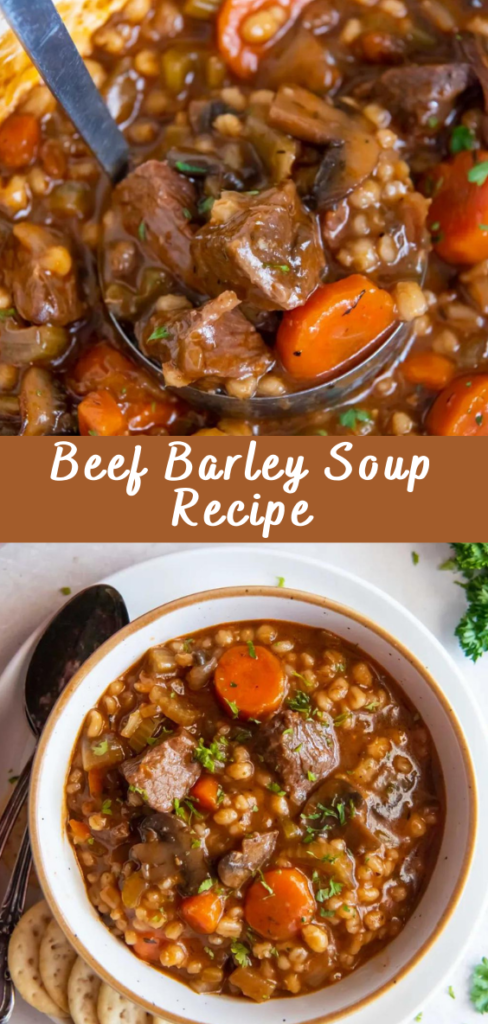 Beef Barley Soup Recipe - Cheff Recipes