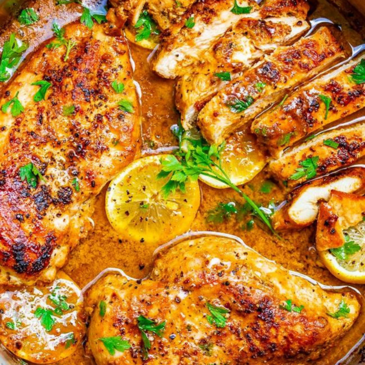 Lemon Butter Dijon Skillet Chicken Recipe - Cheff Recipes