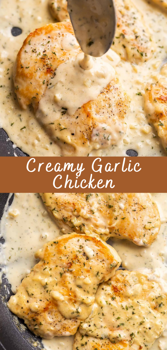 Creamy Garlic Chicken Recipe | Cheff Recipes