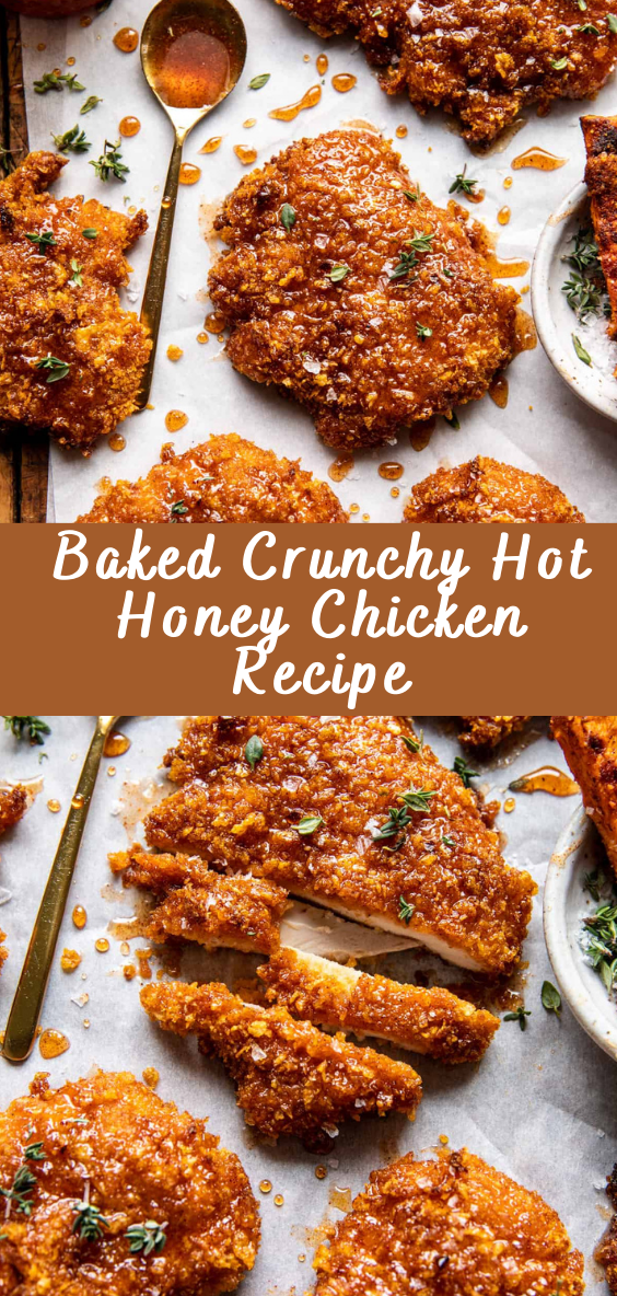 Baked Crunchy Hot Honey Chicken Recipe | Cheff Recipes
