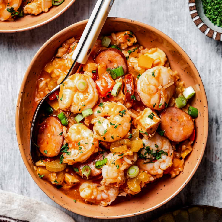 Jambalaya Recipe with Chicken, Shrimp and Sausage - Cheff Recipes