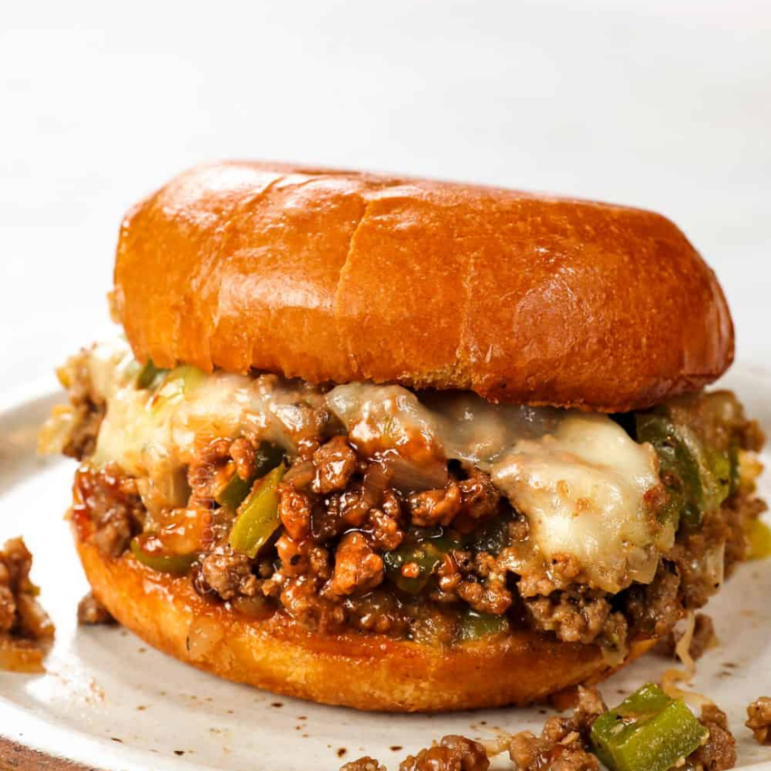 Philly Cheesesteak Sloppy Joes Recipe Cheff Recipes 4678