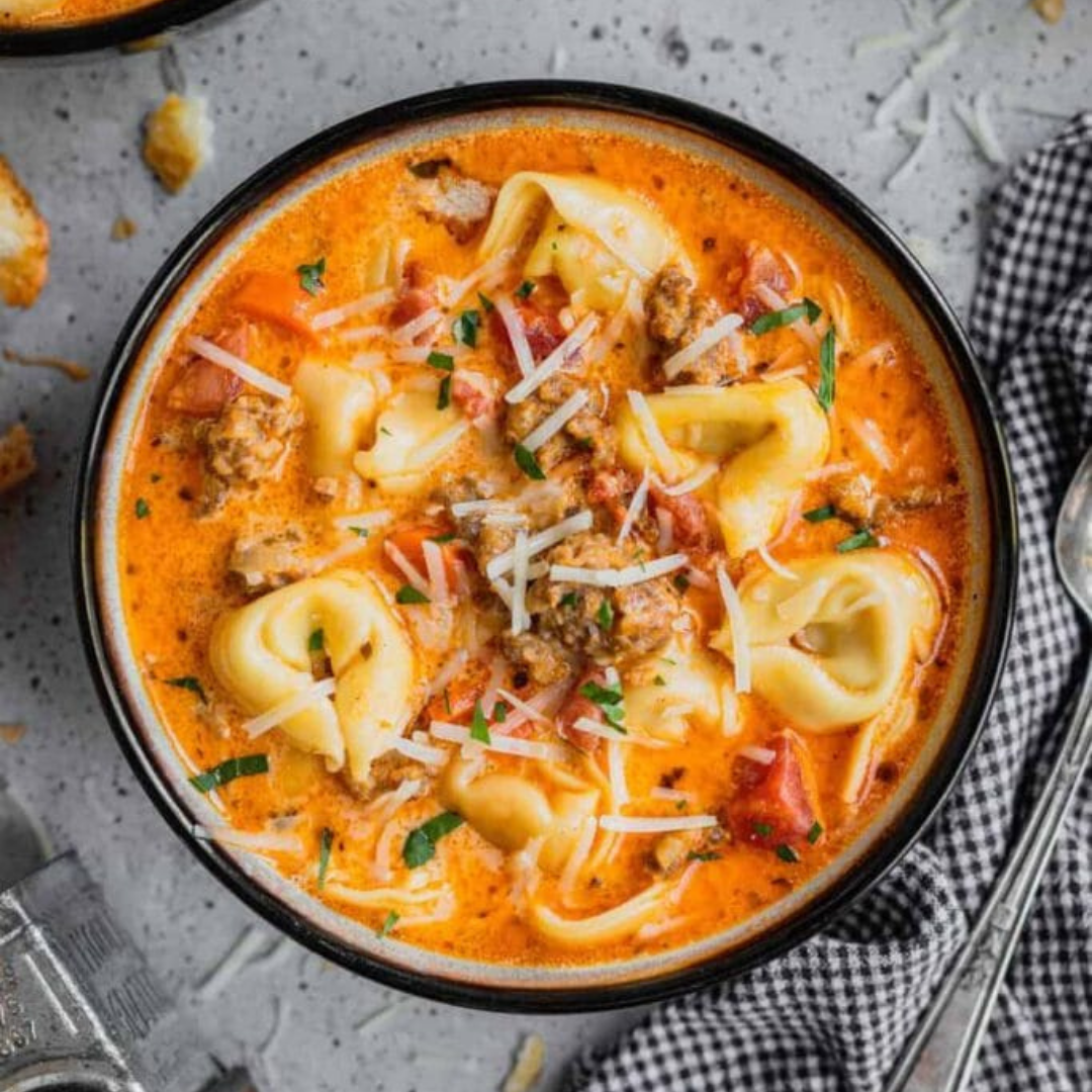 Sausage and Tortellini Soup Recipe - Cheff Recipes