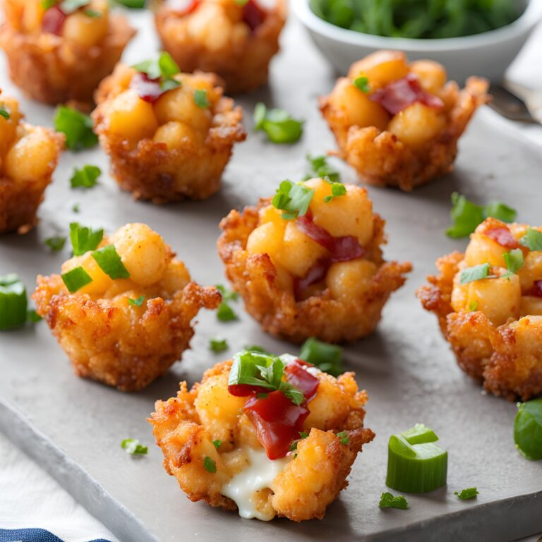 Tater Tot Appetizer Cups Recipe