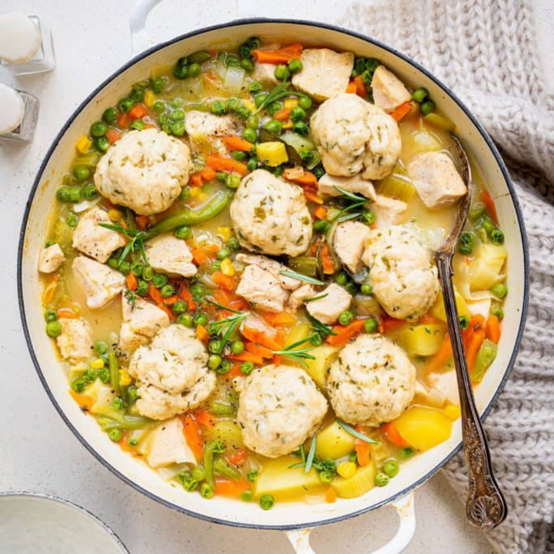 Healthy Chicken and Dumplings Recipe - Cheff Recipes