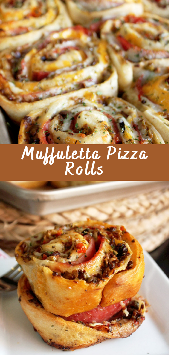 Muffuletta Pizza Rolls - Cheff Recipes