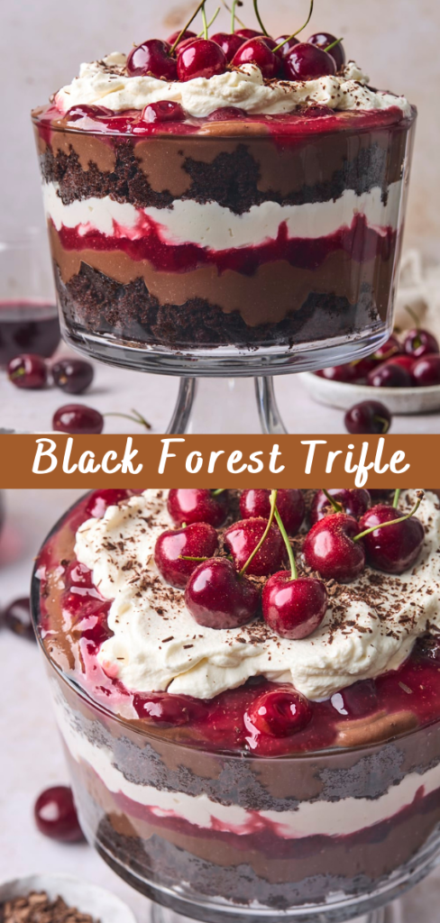 Black Forest Trifle Recipe - Cheff Recipes