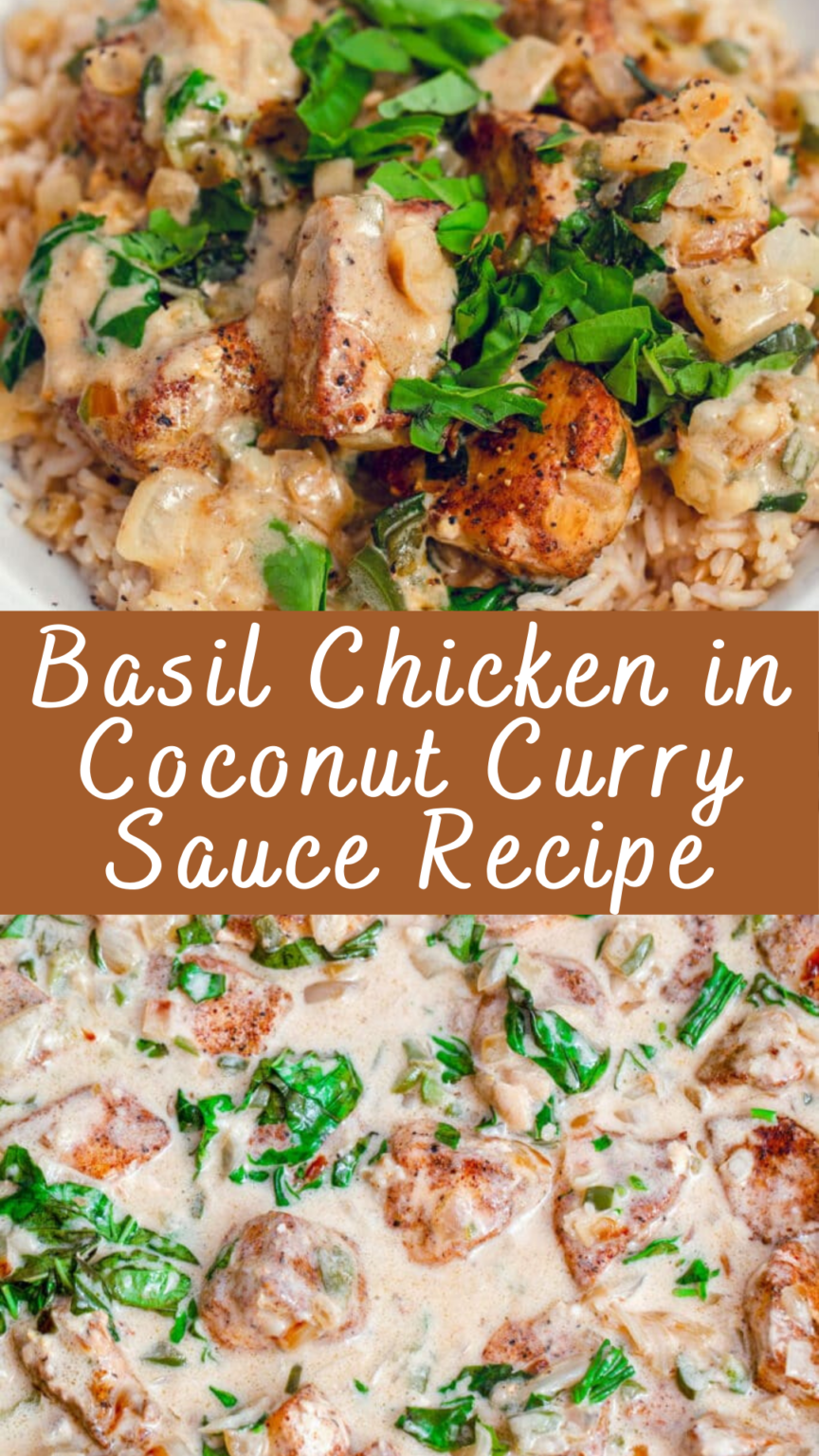 Basil Chicken in Coconut Curry Sauce Recipe Cheff Recipes
