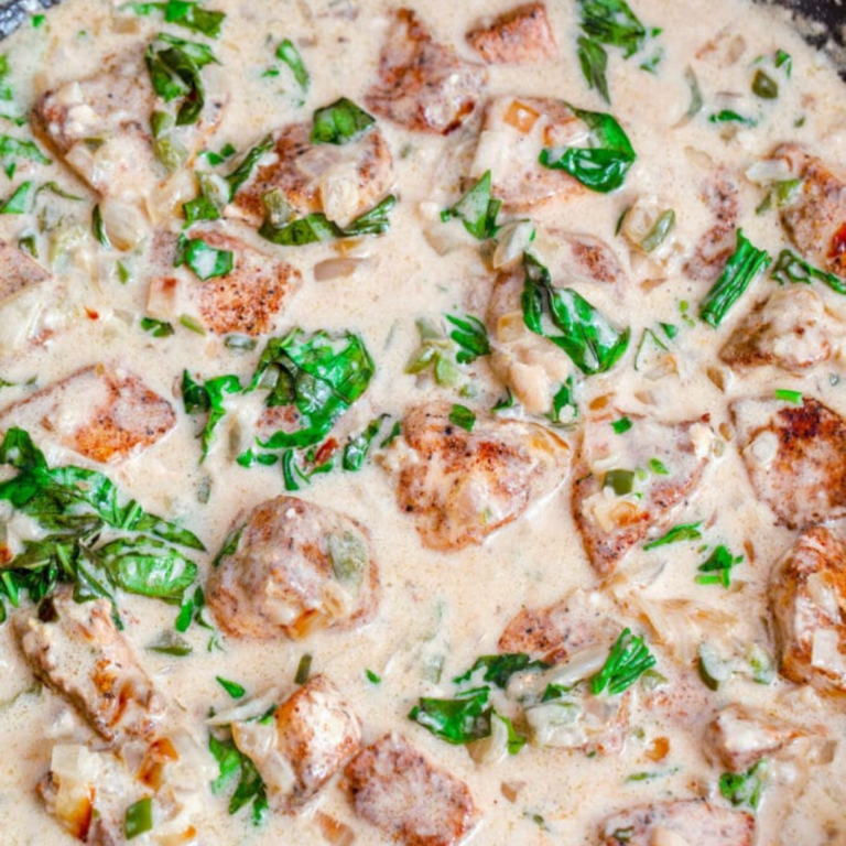 Basil Chicken in Coconut Curry Sauce Recipe