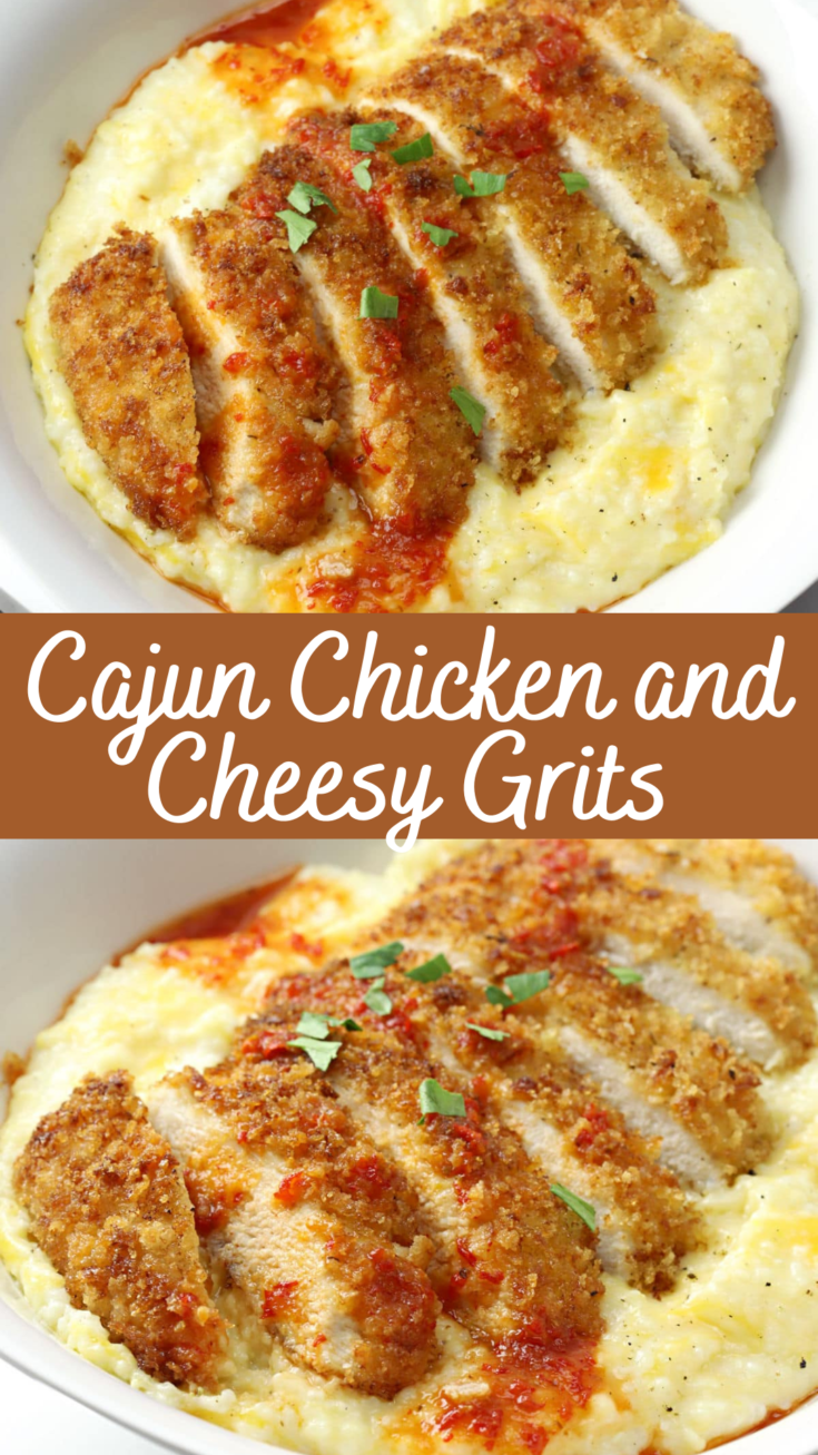 Cajun Chicken and Cheesy Grits Recipe | Cheff Recipes