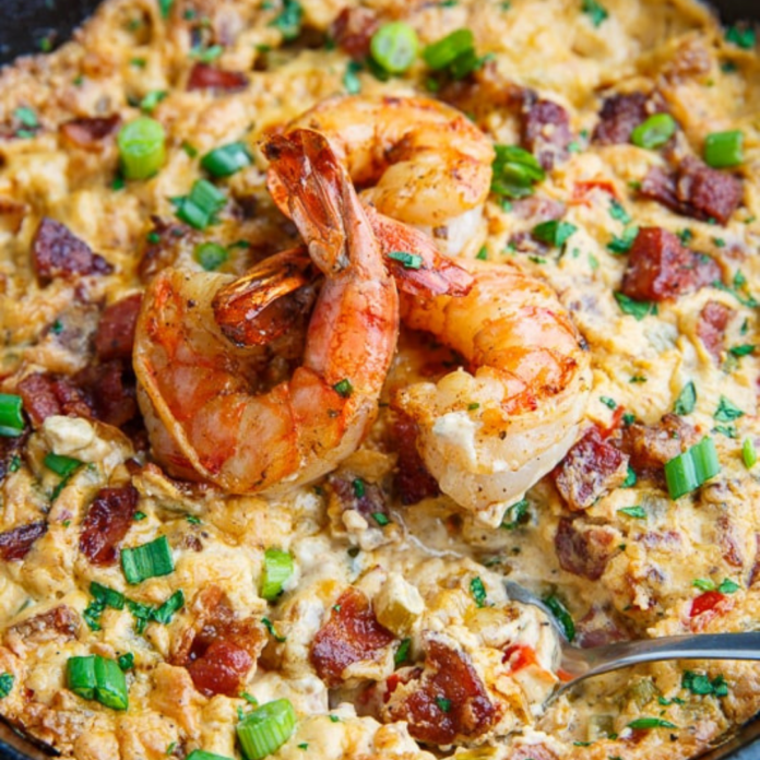 Cajun Shrimp and Andouille Cheese Dip