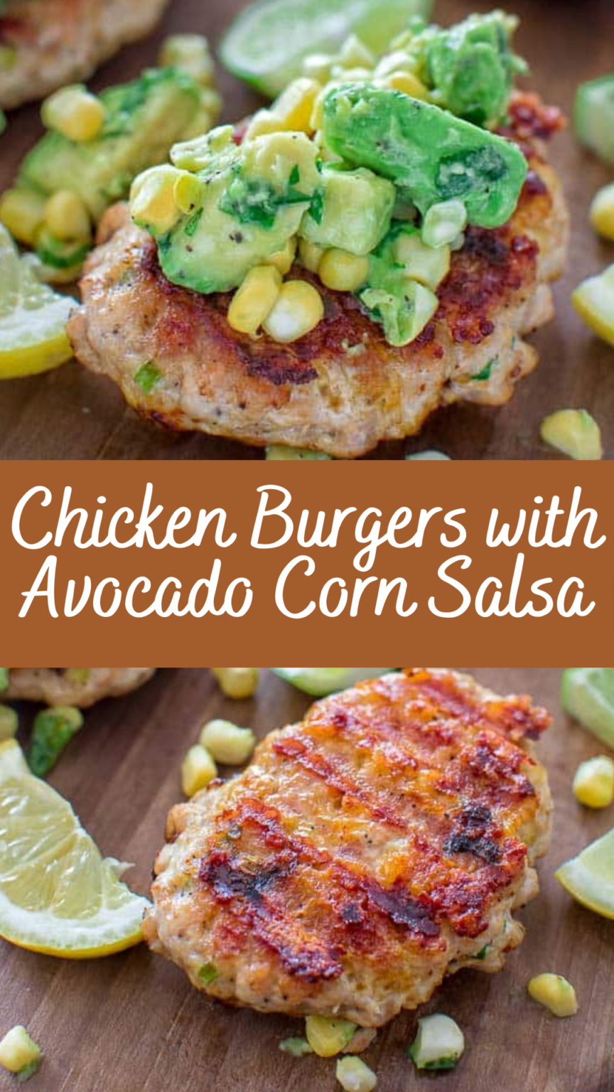 Chicken Burgers with Avocado Corn Salsa Recipe Cheff Recipes