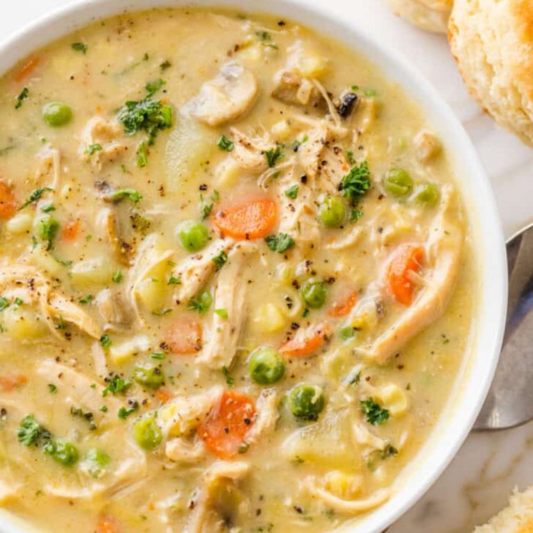 Chicken Pot Pie Soup Recipe