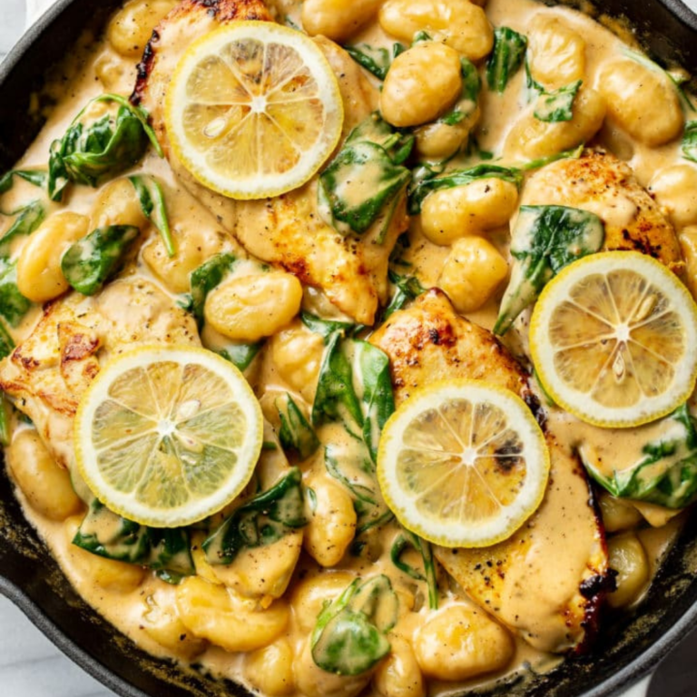 Creamy Lemon Chicken Gnocchi Recipe