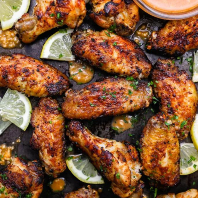 Easy Lemon Garlic Chicken Wings Recipe