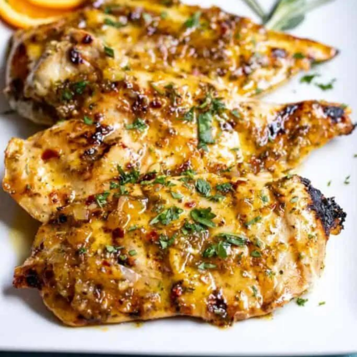 Grilled Citrus Chicken with Glaze Recipe