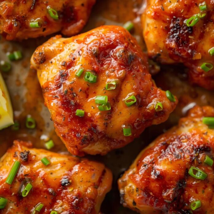 Grilled Honey Buffalo Chicken Thighs Recipe