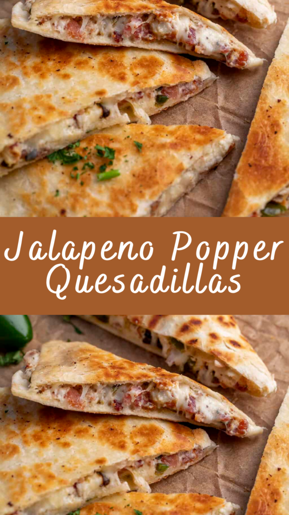Jalapeno Popper Quesadillas Recipe Cheff Recipes