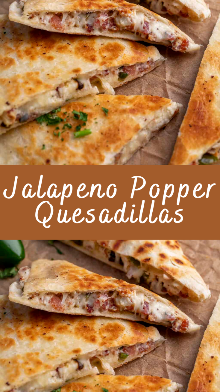 Jalapeno Popper Quesadillas Recipe | Cheff Recipes