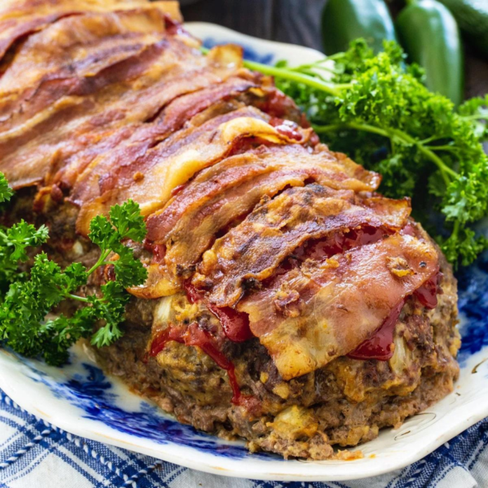 Jalapeno Popper Stuffed Meatloaf Recipe
