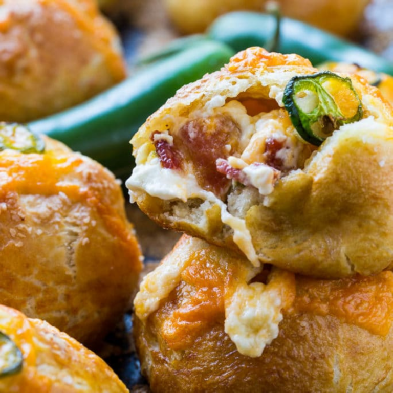 Jalapeno Popper Stuffed Pretzel Rolls Recipe