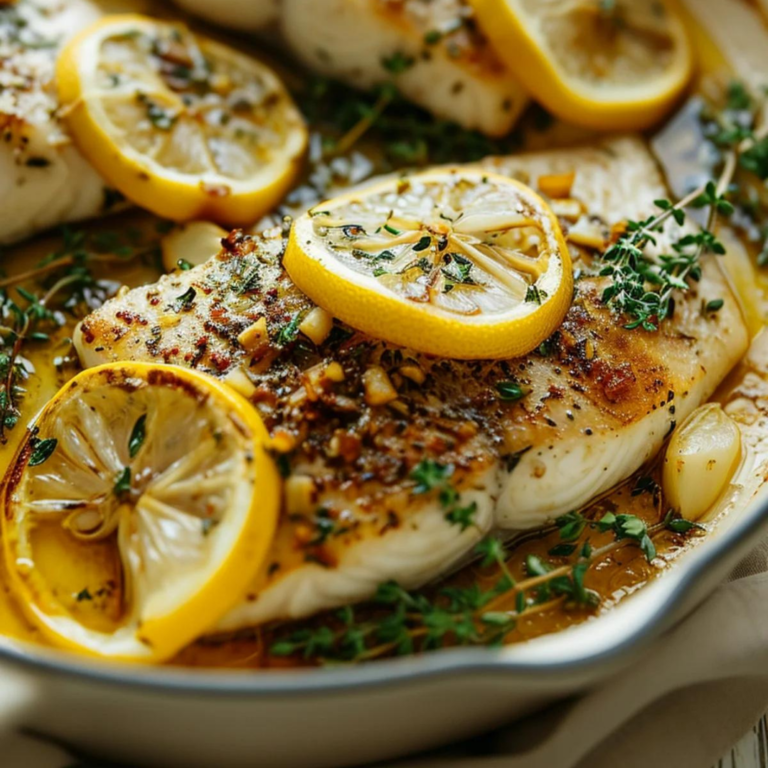 Lemon and Thyme Roasted Sea Bass Recipe