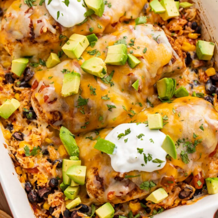 Mexican Chicken and Rice Bake Recipe