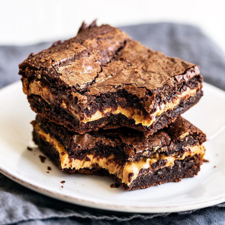 Peanut Butter Stuffed Brownies Recipe