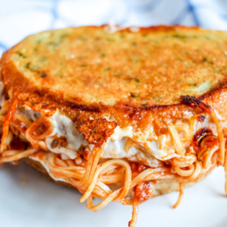 Spaghetti Grilled Cheese Recipe