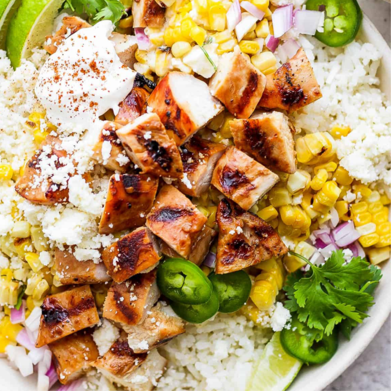 Street Corn Chicken Rice Bowl Recipe