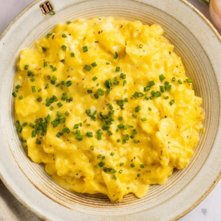 Creamy Boursin Scrambled Eggs Recipe