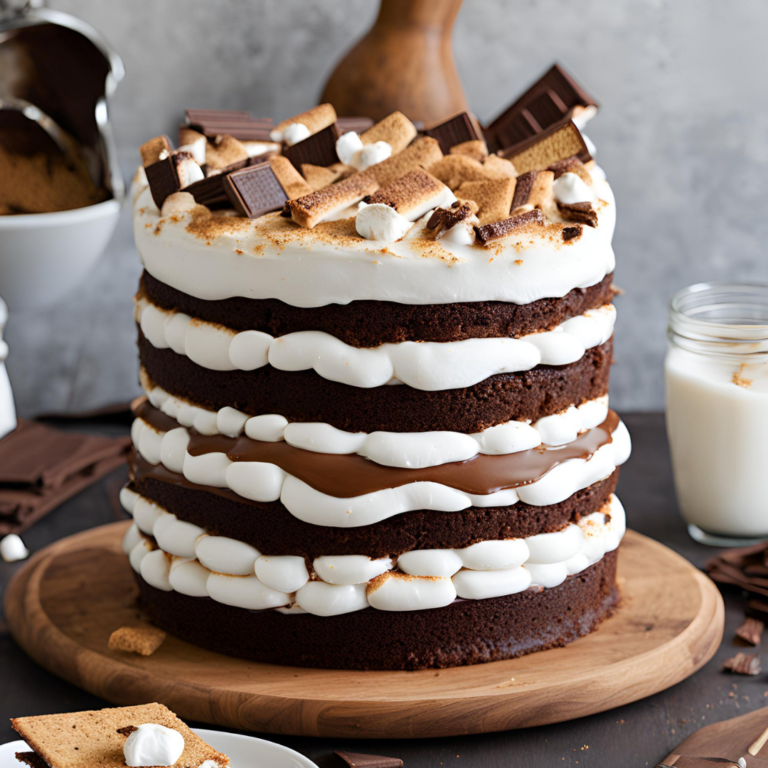 S’mores Cake recipe