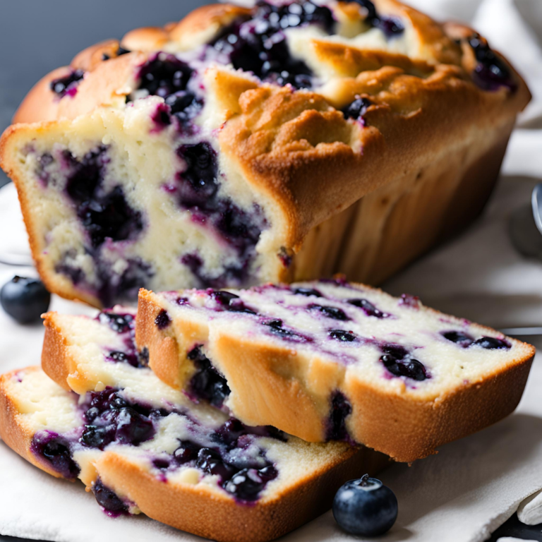 Blueberry Cream Cheese Bread