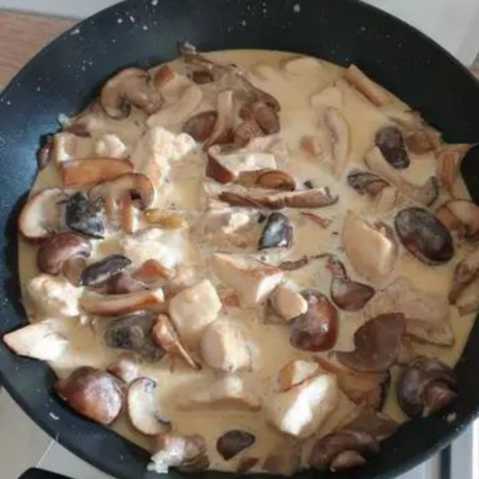 Chicken Mushroom Cream Sauce Recipe