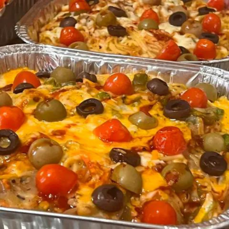 Chicken spaghetti casserole Recipe