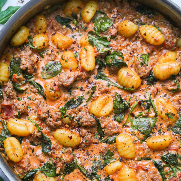 Creamy Sausage Gnocchi Recipe