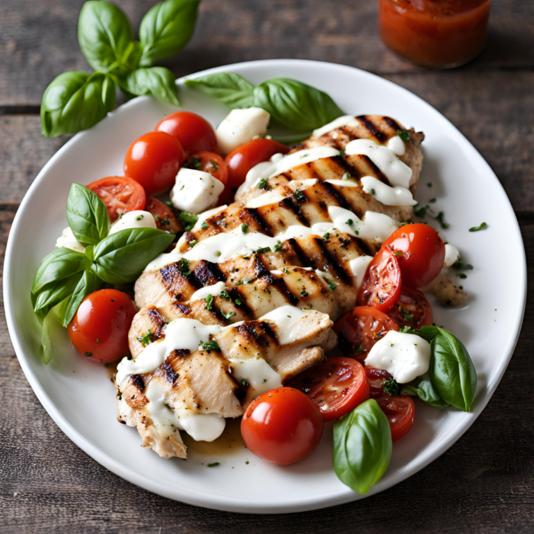 Grilled Chicken Caprese