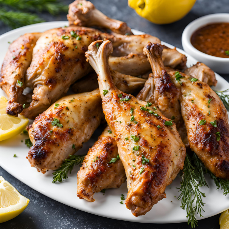 Lemon Pepper Turkey Wings