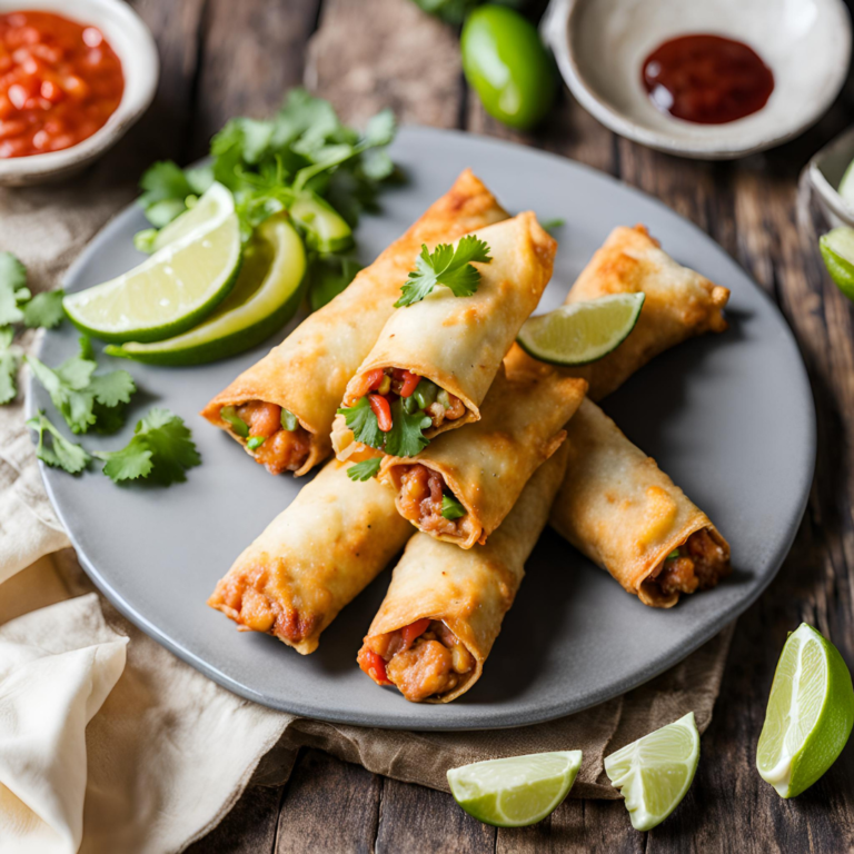 Mexican Chicken Egg Rolls