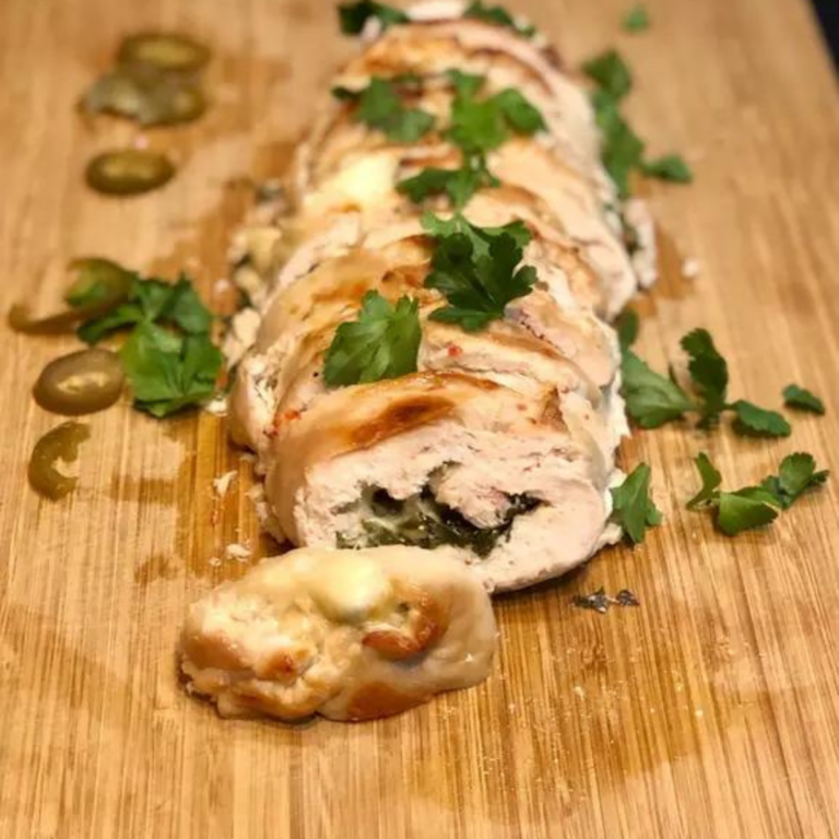 Mozzarella & Jalapeno Chicken Roulade Recipe