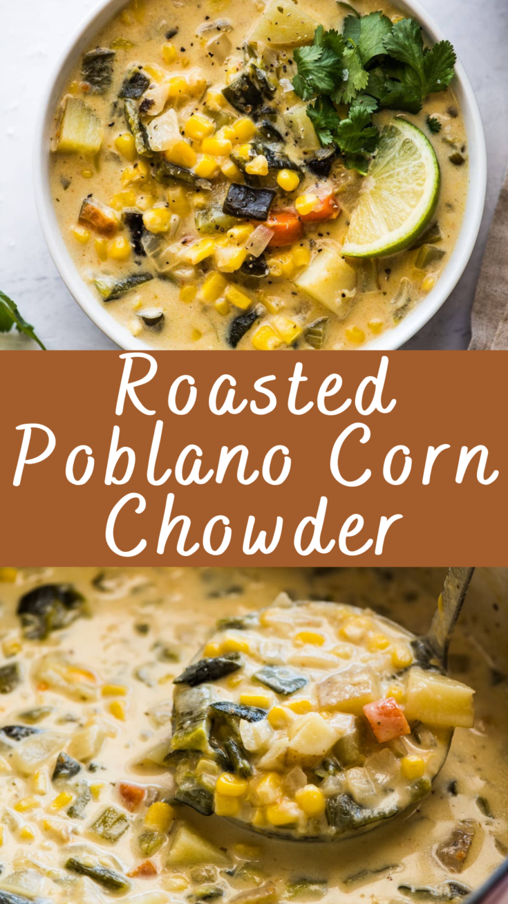 Roasted Poblano Corn Chowder Recipe Cheff Recipes 