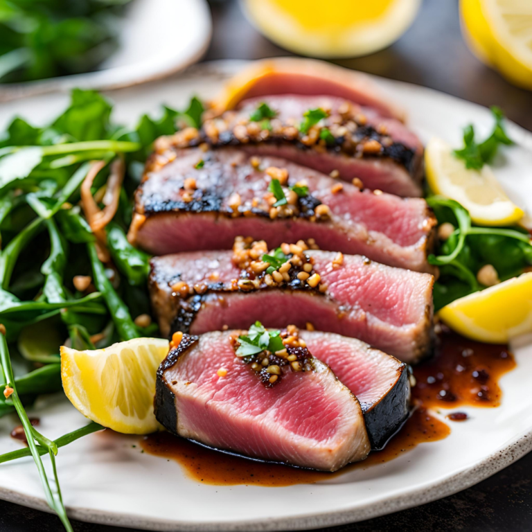 Six Minute Seared Ahi Tuna Steaks