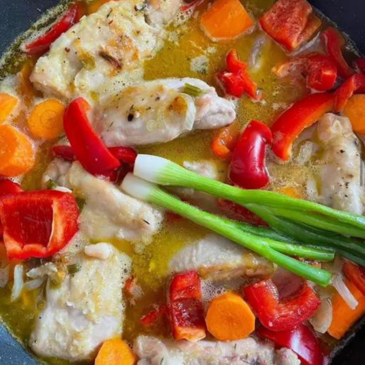 Spring Chicken Thighs One-Pot Recipe