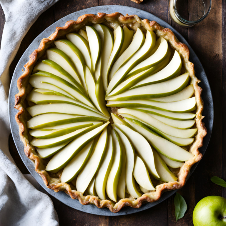 5 Ingredient Apple and White Cheddar Tart