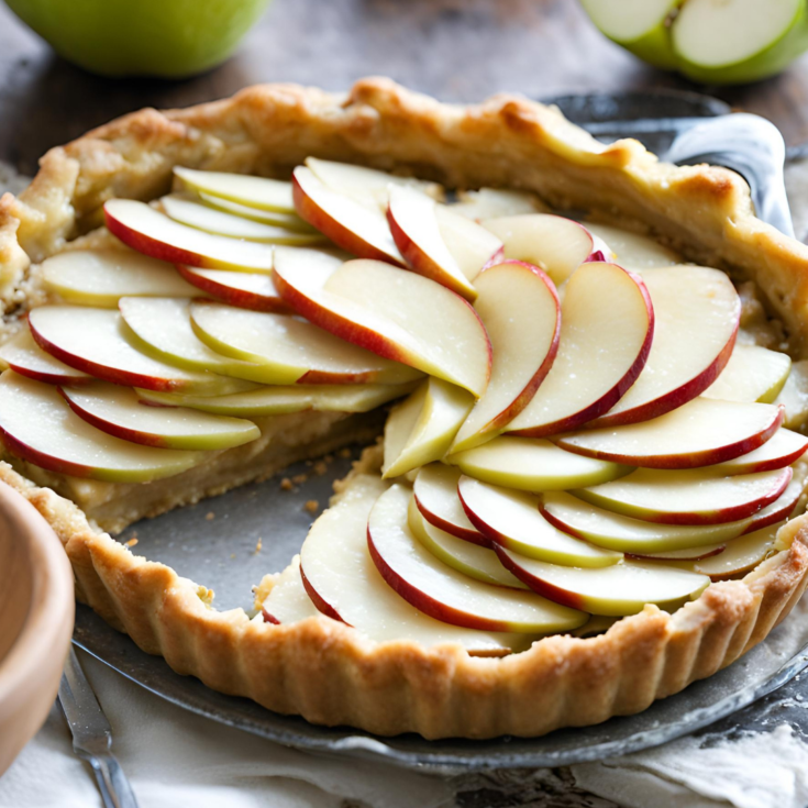 Apple and White Cheddar Tart recipe