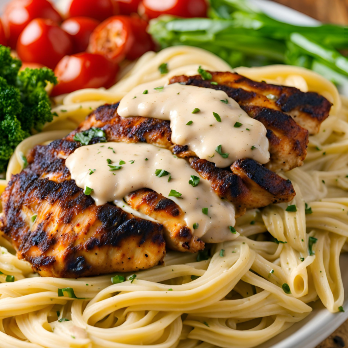 Blackened Cajun Chicken Alfredo Recipe