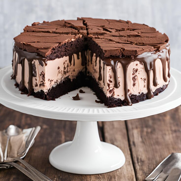 Brownie Ice Cream Cake