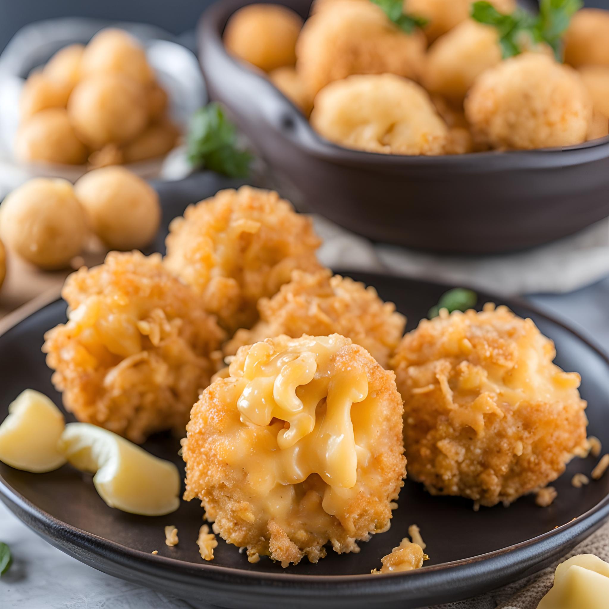 Cheesecake Factory Air Fryer Fried Macaroni and Cheese Balls Copycat recipe